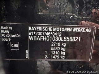 BMW X6 3,0 XDRIVE 40D 2012