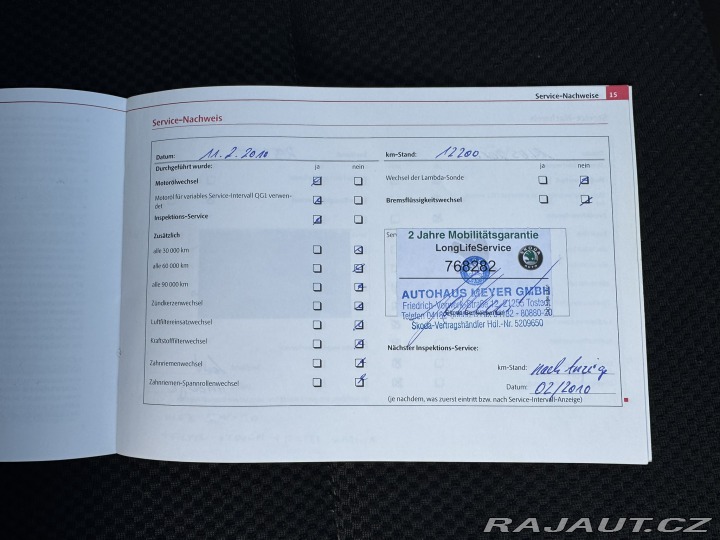 Škoda Fabia 1,4 63 KW 2. MAJ STK ELE. 2008