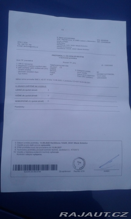 Škoda Fabia 1.4 MPI 1999