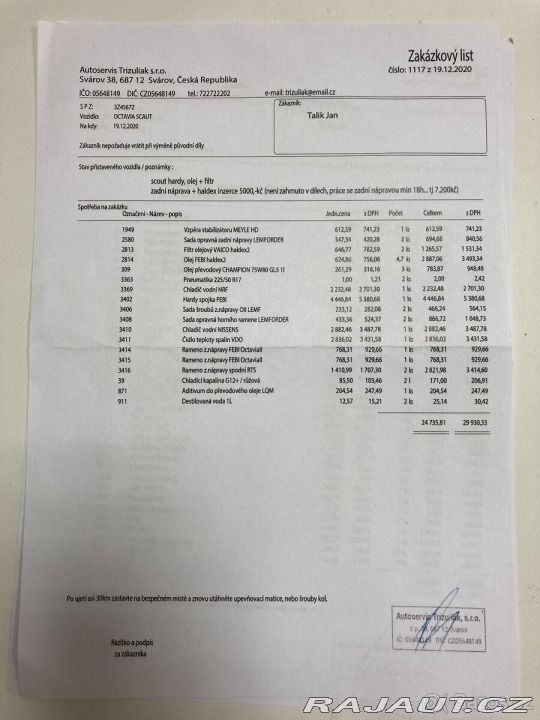Škoda Octavia 2,0 II scout 4X4 combi 2008