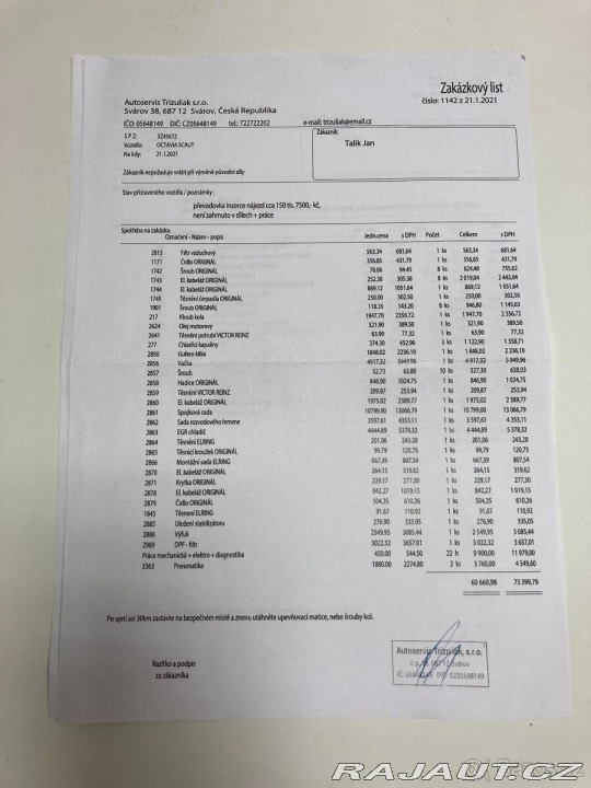 Škoda Octavia 2,0 II scout 4X4 combi 2008