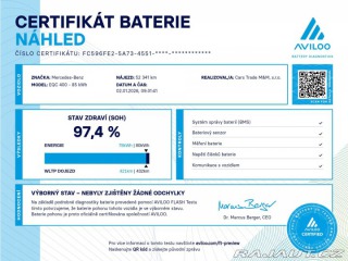 Mercedes-Benz EQC 400 4MATIC 4L-ZÁRUKA 97%S 2022