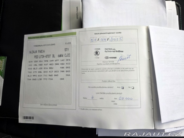 Škoda Fabia 1.2 TSi 66 KW-NOVÉ V 2015