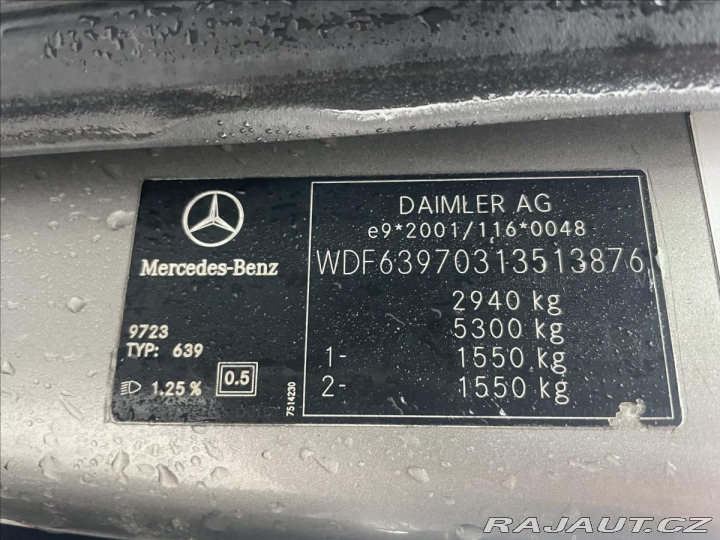 Mercedes-Benz Vito 2,2 CDi 115 4x4 Mixto Taž 2009