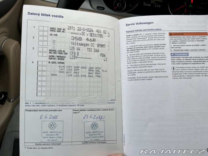 Volkswagen Passat CC 2.0TDi 4motion 2012