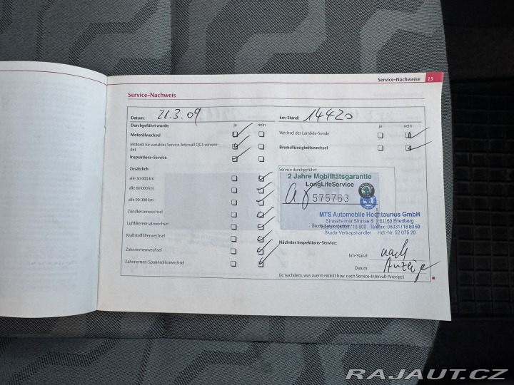 Škoda Roomster 1,6 16V 77 KW SK STK 2008