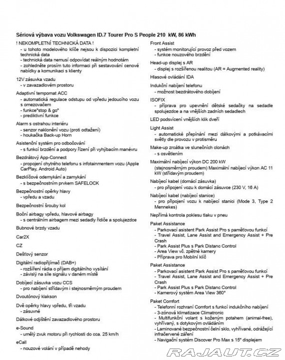 Volkswagen ID.7 Tourer PRO S PEOPLE 86kWh 5L-ZÁR 2025
