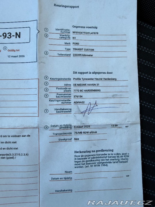 Ford Transit Custom 2.2TDCi 114Kw L2H1 2015