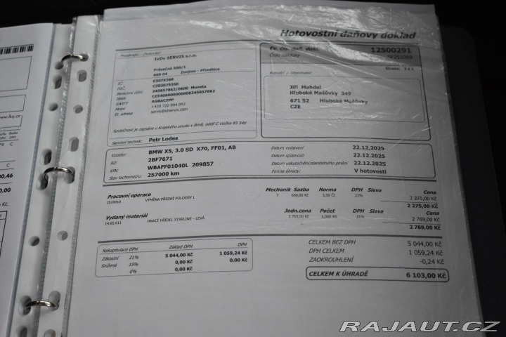 BMW X5 3.0sd xDrive REZERVACE 2008