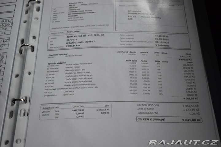 BMW X5 3.0sd xDrive REZERVACE 2008
