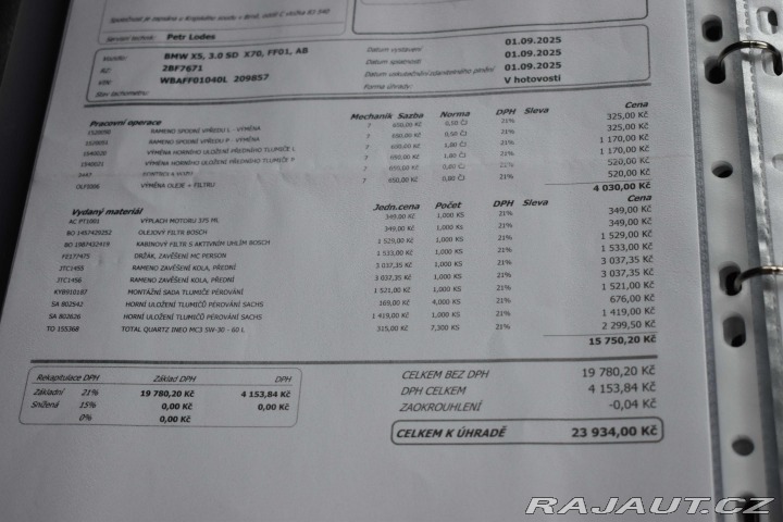 BMW X5 3.0sd xDrive REZERVACE 2008
