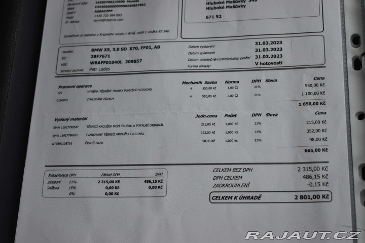 BMW X5 3.0sd xDrive REZERVACE 2008