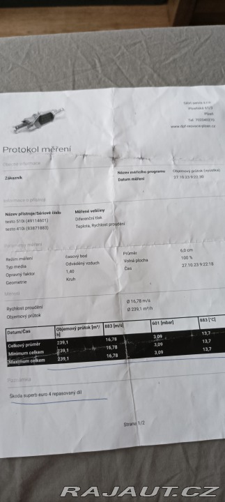 Škoda Superb Superb 3T 2010