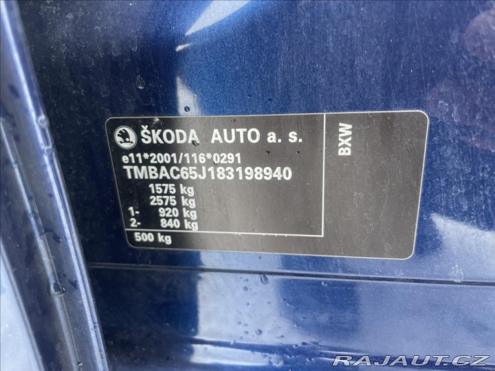 Škoda Fabia 1,4 i 16V 63kw ESP, po ST 2008