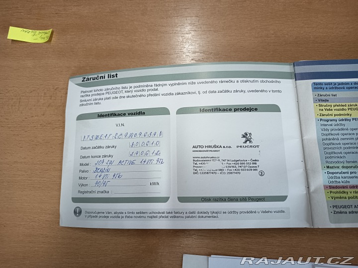 Peugeot 207 SW 1,4i Comfort ČR 1.maj 2010