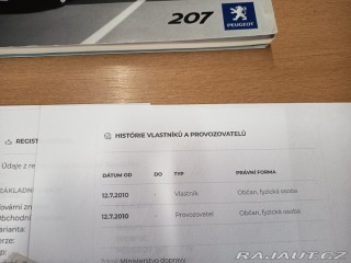 Peugeot 207 SW 1,4i Comfort ČR 1.maj 2010