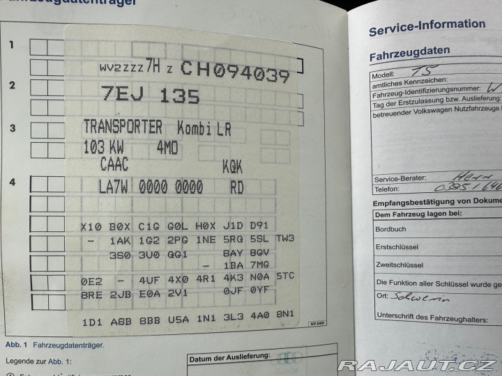 Volkswagen Transporter 2.0Tdi 103 kw 4Motion 9-M 2002