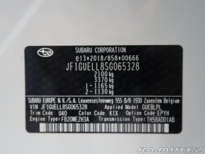 Subaru Crosstrek EXECUTIVE 4X4. Předváděcí 2025