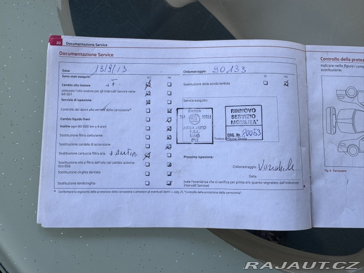 Škoda Octavia 1,6 TDI 77 KW ITÁLIE STK 2011