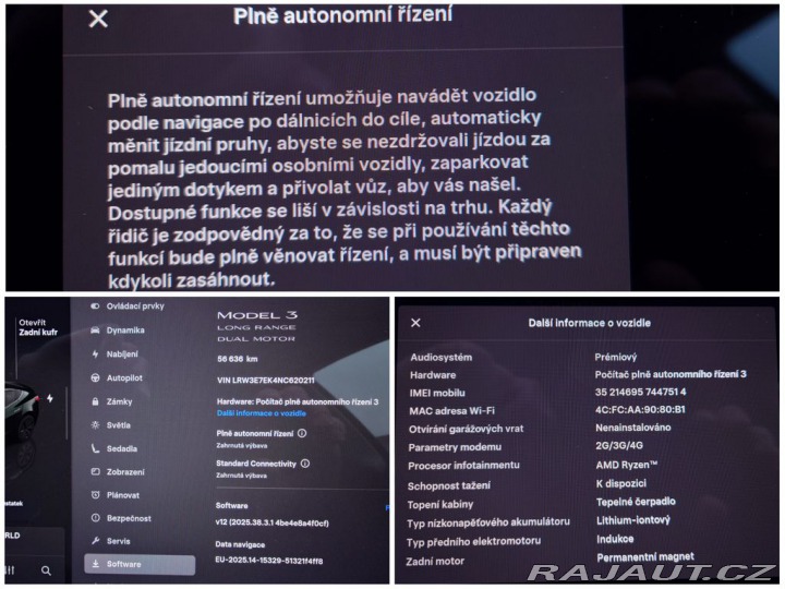 Tesla Model 3 Long Range - FSD 366 PROD 2022