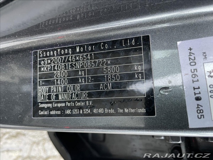 SsangYong Rexton 2,2 e-XDi 4WDAut Crystal 2022