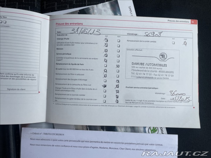 Škoda Octavia 1,6 TDi 77kw Ambiente Taž 2012