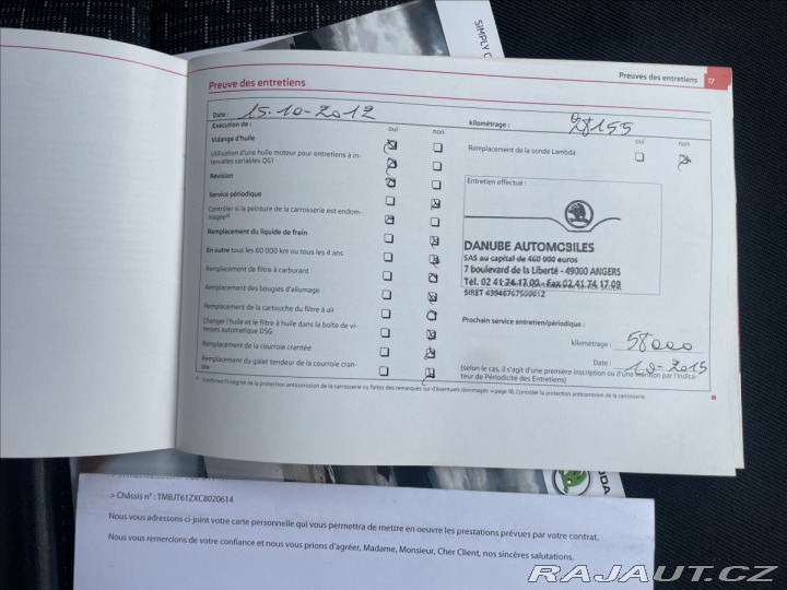 Škoda Octavia 1,6 TDi 77kw Ambiente Taž 2012