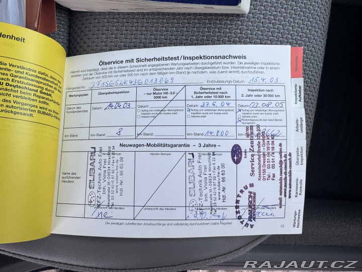 Subaru Forester 4X4 2,0i 92 KW TAŽNÉ 1MAJ 2003
