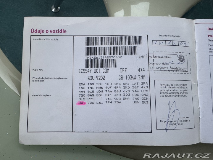 Škoda Octavia SCOUT 4X4 2,0 TDI 103 KW 2009
