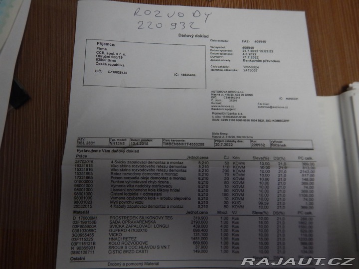 Škoda Rapid 1.2 TSI, ČR, 1. MAITEL 2015