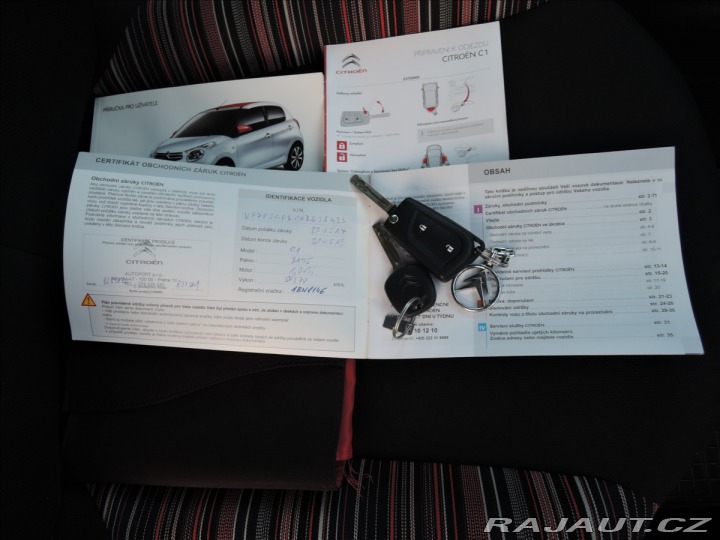 Citroën C1 1,0 VTi ČR 1.maj. Servis 2017