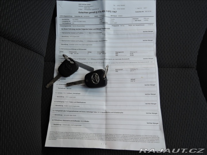 Toyota Aygo 1,0 VVT-i Cool Servis 2007
