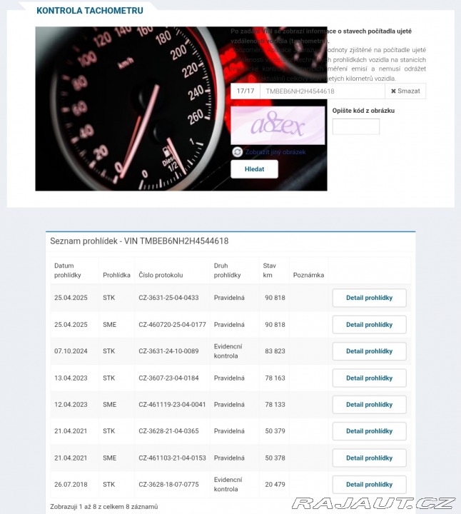 Škoda Rapid 1.2 TSI 81 KW řemen-2017 2017