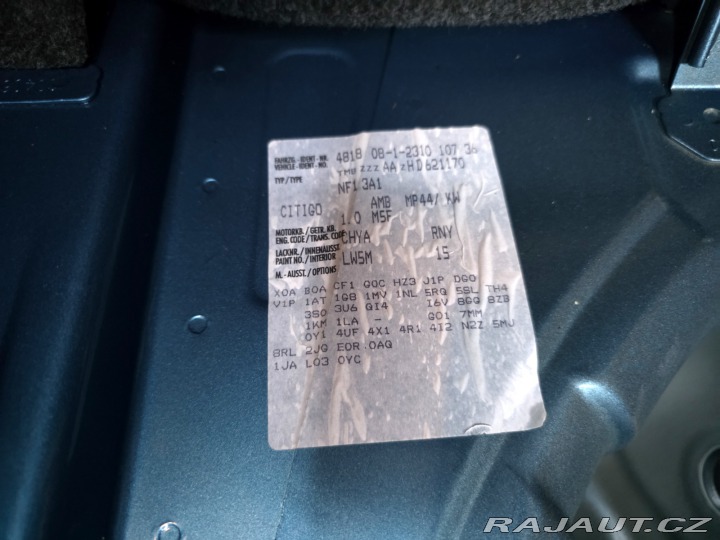 Škoda Citigo Citigo FUN 1.0 MPi 44 KW 2017