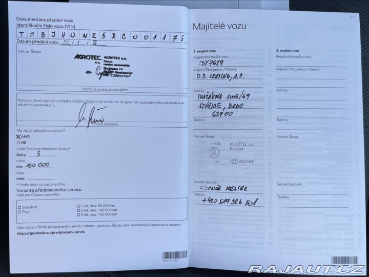 Škoda Superb 2,0 DSG L&K Tažmé*Nez 2025