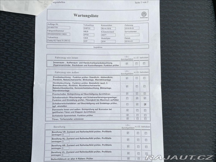 Volkswagen Caddy 2,0 TDi 5míst*Klima Vyhř. 2016