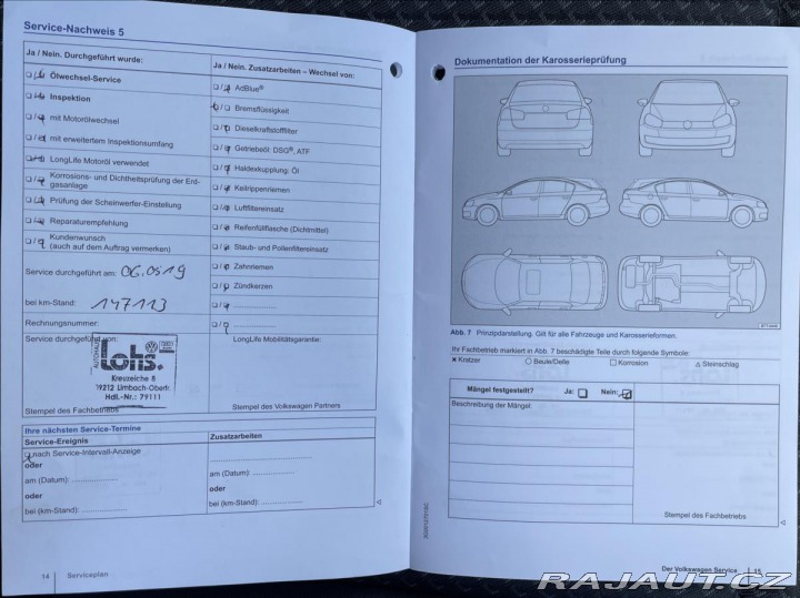Volkswagen Passat 2,0 TDi DSG REZERVACE 2016