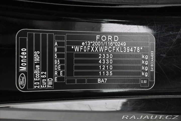 Ford Mondeo 2,0 EcoBlue 140kW AT8 Tit 2019