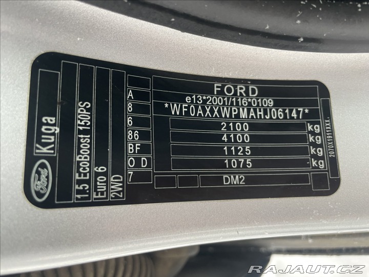 Ford Kuga 1,5 EcoBoost 110kw Tažné 2017