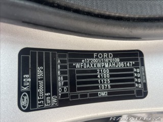 Ford Kuga 1,5 EcoBoost 110kw Tažné 2017