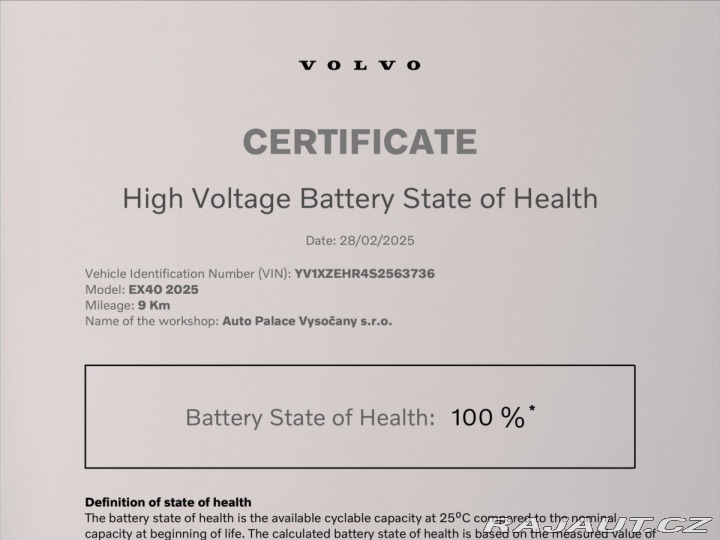 Volvo EX40 0,0 Extended Range BLIS,A 2025
