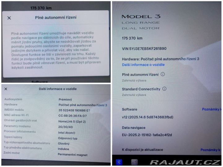 Tesla Model 3 Long Range D.M. Rezervace 2019