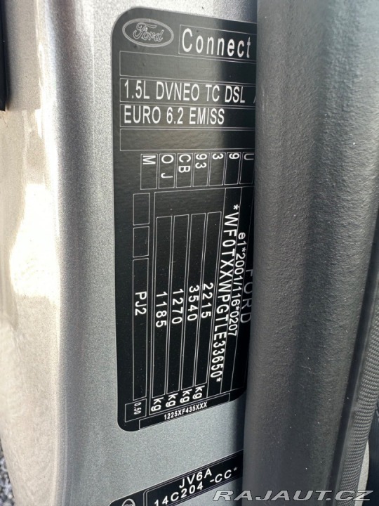 Ford Tourneo Connect Trend 1,5 TDCi 88kW odpo 2020