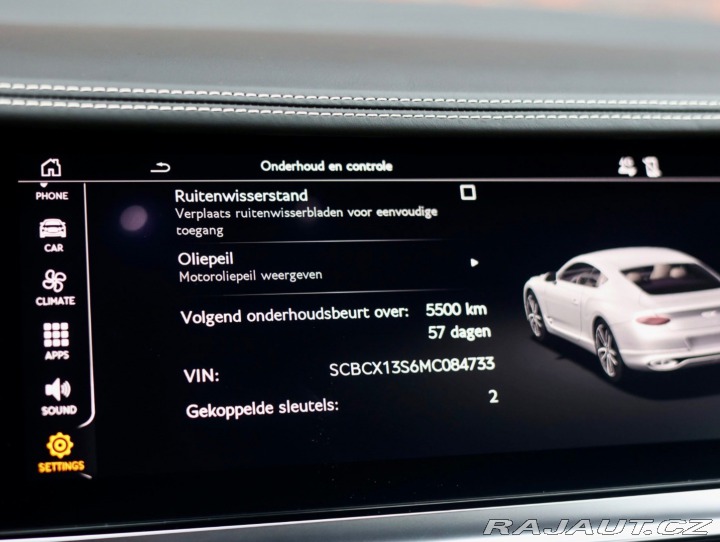 Bentley Continental 4.0 V8 440 KW 4x4| Nočné 2020