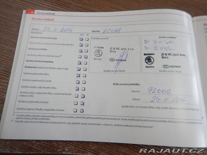 Škoda Octavia II 1.6i, 75 kW, ČR, 1. MA 2011