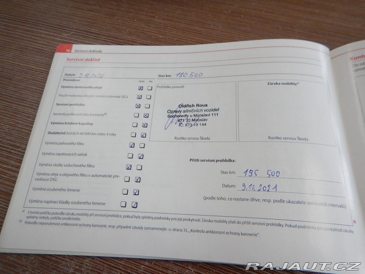 Škoda Octavia II 1.6i, 75 kW, ČR, 1. MA 2011