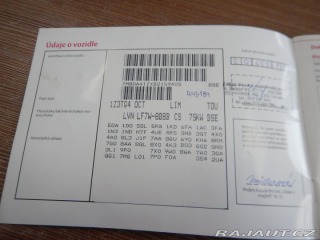 Škoda Octavia II 1.6i, 75 kW, ČR, 1. MA 2011