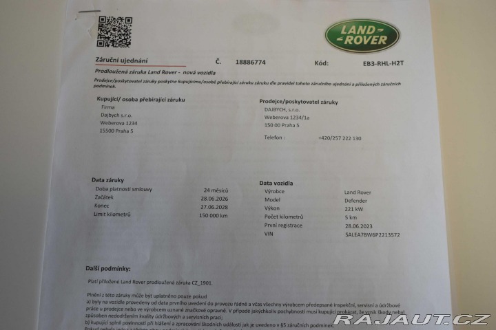 Land Rover Defender 110 D300 SE *ZÁRUKA*TAŽNÉ 2023