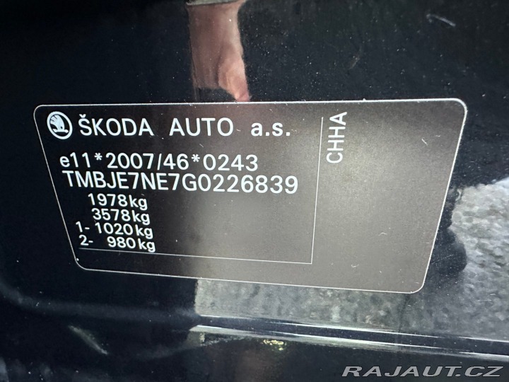 Škoda Octavia RS 2,0TSI 169kw 2016