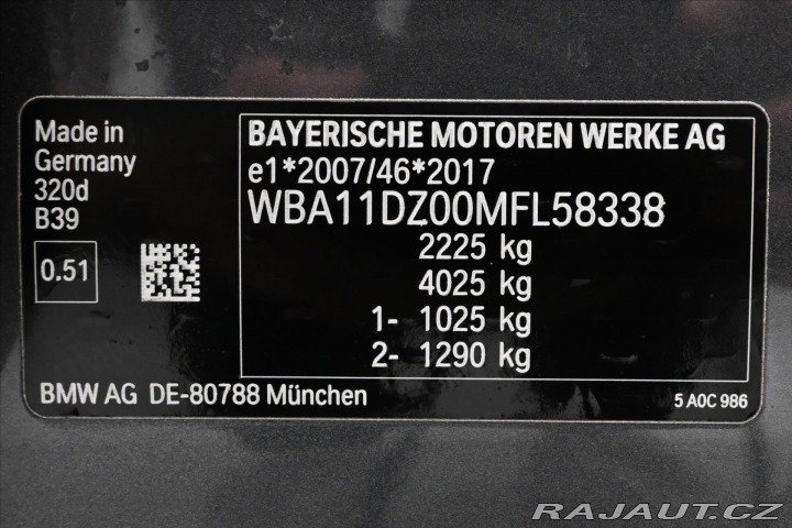 BMW 3 2,0 320d 140kW Steptronic 2021